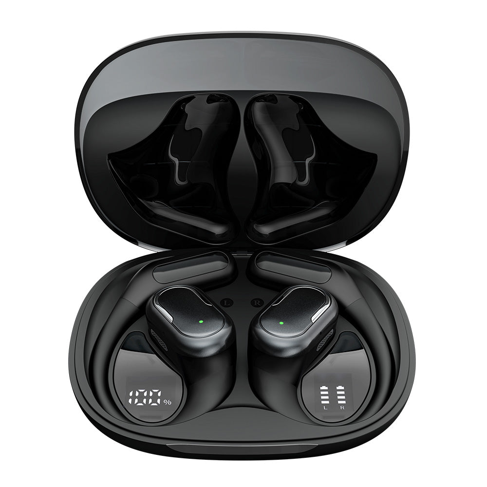 Blackview AirBuds 300 – IPX5 wasserdichte Open-Ear OWS-Kopfhörer mit Bluetooth 6.0, smarter digitaler Akkustandsanzeige, ENC-Rauschunterdrückung und Mikrofon