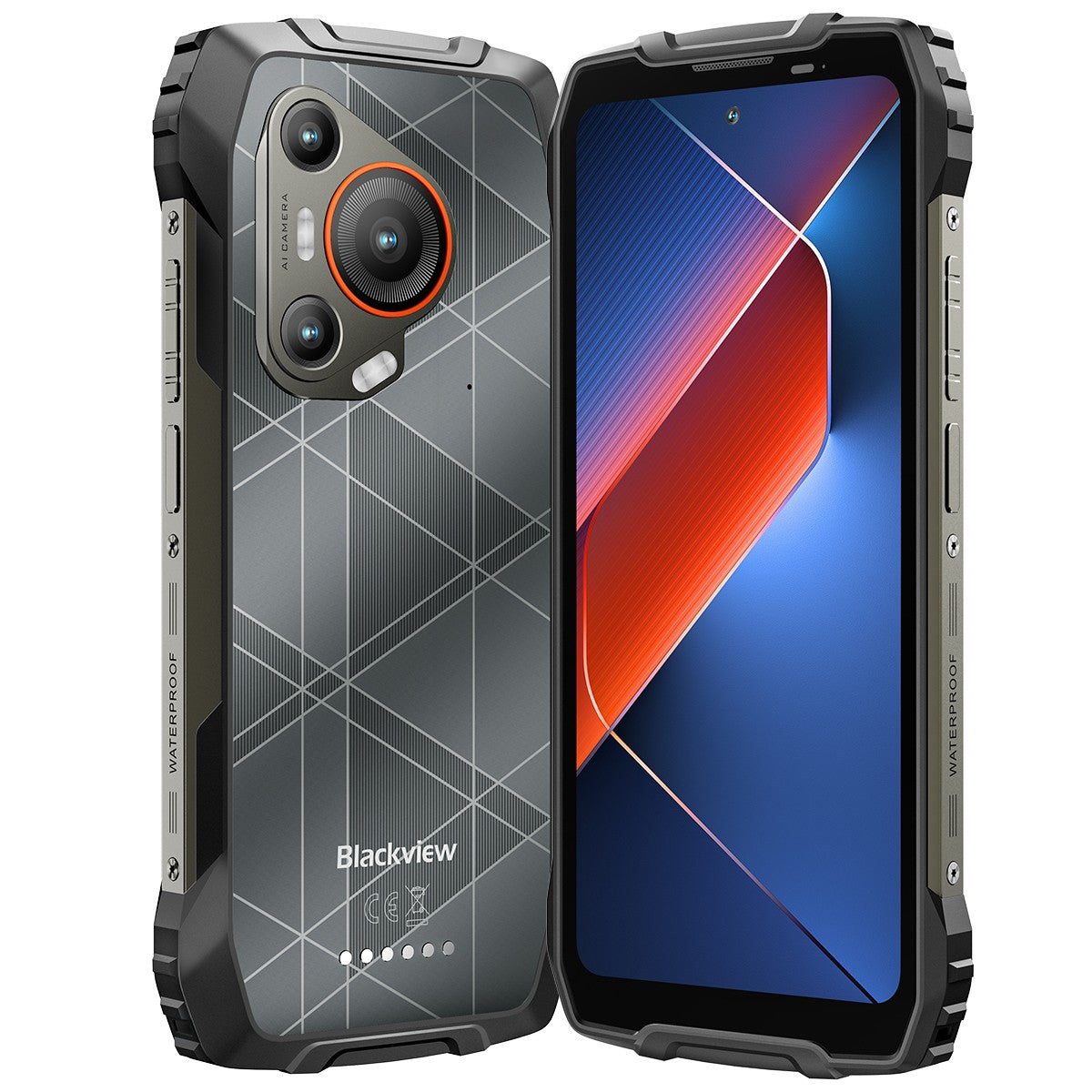 Blackview BL7000 - Robustes Smartphone 6.78 Zoll Android 15, 50MP+20MP Nachtsichtkamera, 7500mAh Akku, MediaTek Dimensity 6300, 8GB + 256GB