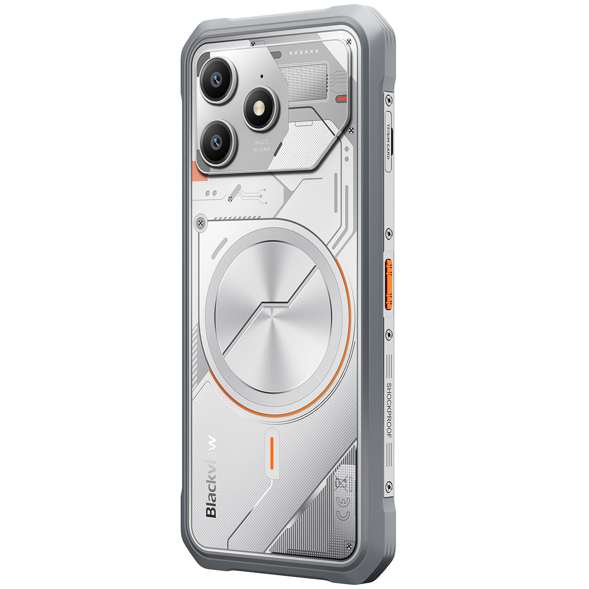 Blackview FORT 100 – Outdoor Handy 4G Ultradünn, 6,56 Zoll, 8+128GB, 5000mAh, 16MP