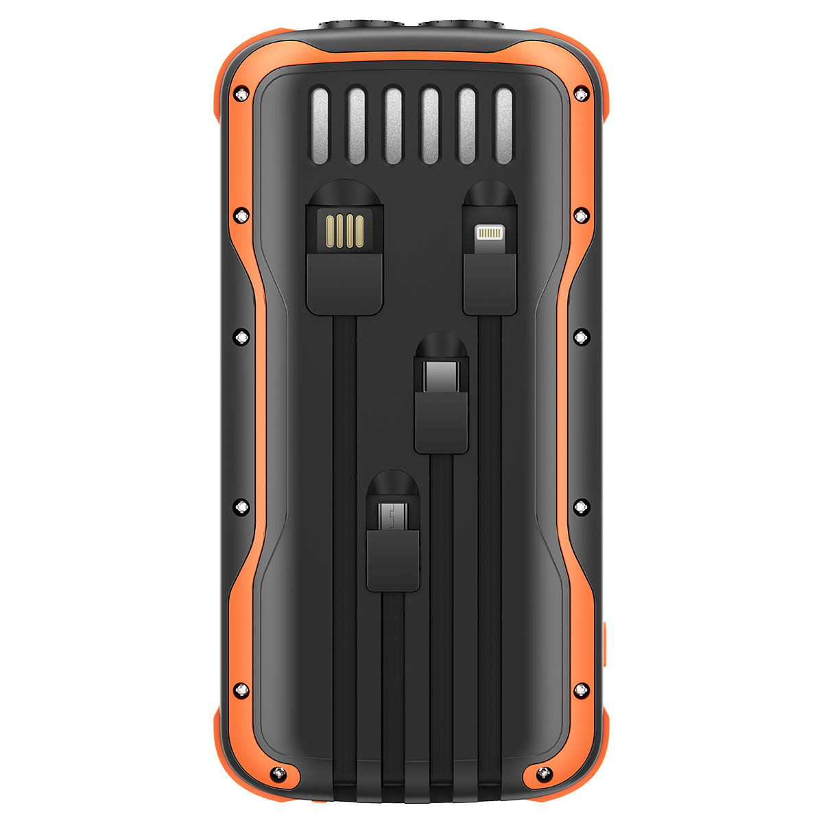 Blackview TERRA 20 – Robuste Powerbank IP54 20 000 mAh | 5 Ladeanschlüsse, Integrierte Doppel-Taschenlampe