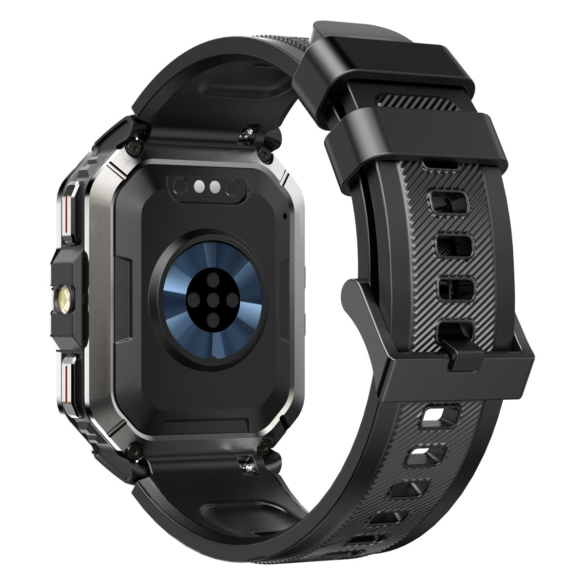 Blackview W70 Pro - Smartwatch Outdoor 2,01 Zoll mit LED-Taschenlampe – Militär Fitness Tracker 900 mAh IP68 Wasserdicht