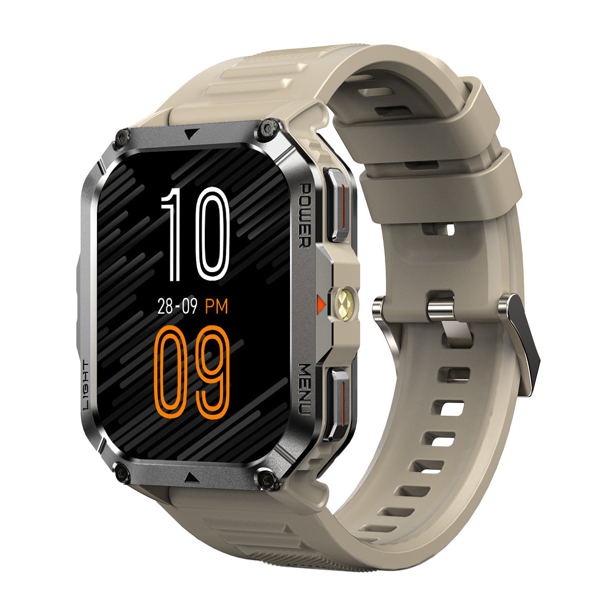 Blackview W70 Pro - Smartwatch Outdoor 2,01 Zoll mit LED-Taschenlampe – Militär Fitness Tracker 900 mAh IP68 Wasserdicht