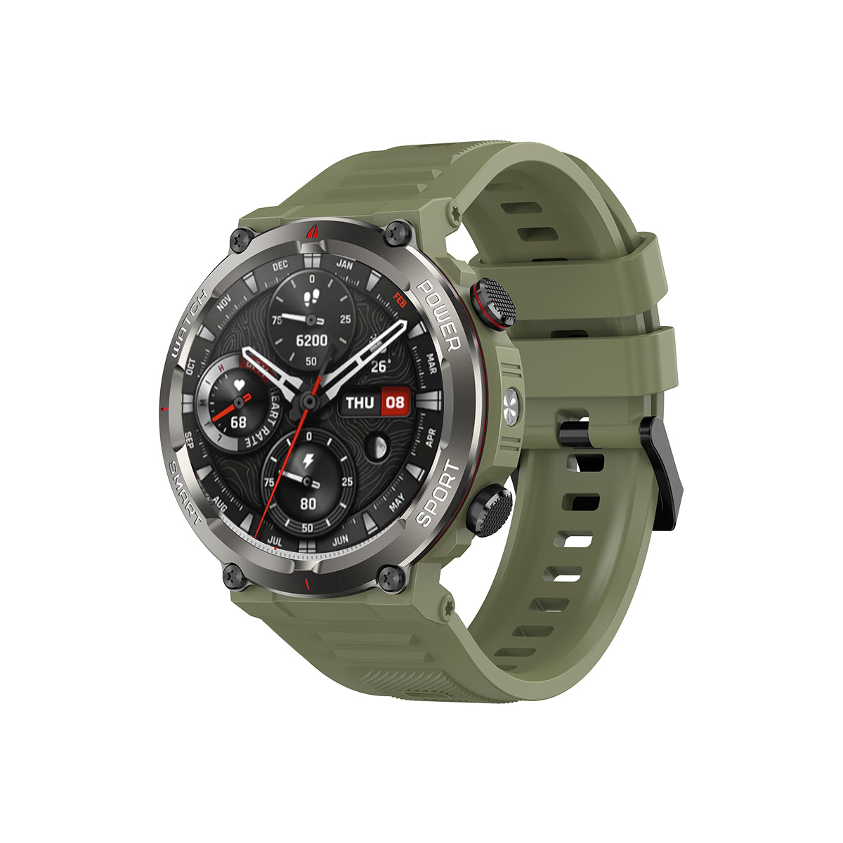 Blackview W50 Pro 1.45" IP68 Wasserdicht Smartwatch mit LED-Taschenlampe