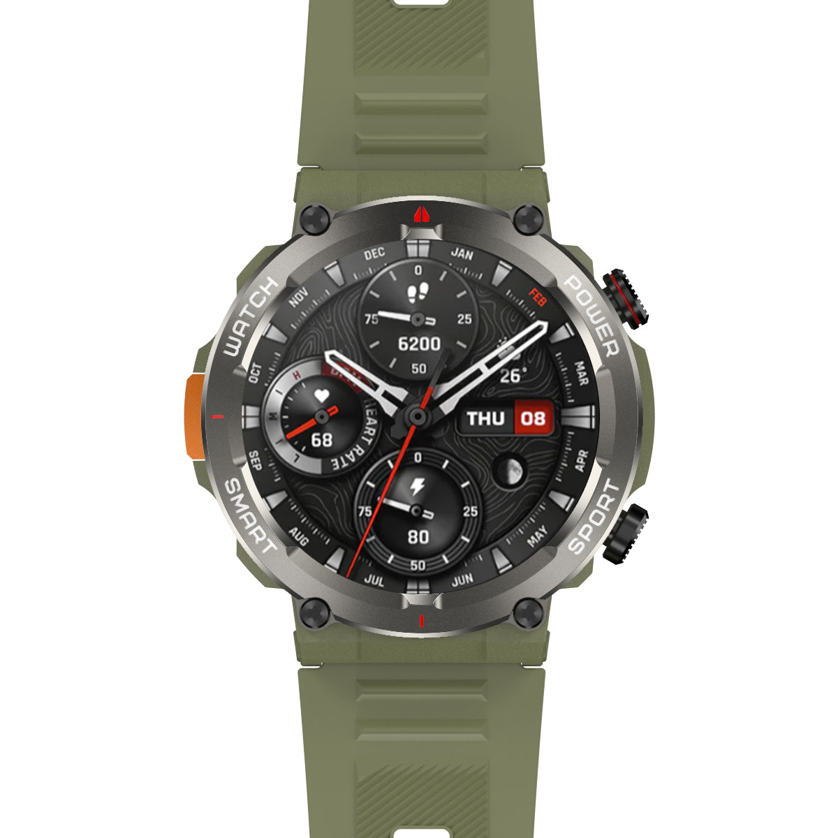 Blackview W50 Pro 1.45" IP68 Wasserdicht Smartwatch mit LED-Taschenlampe