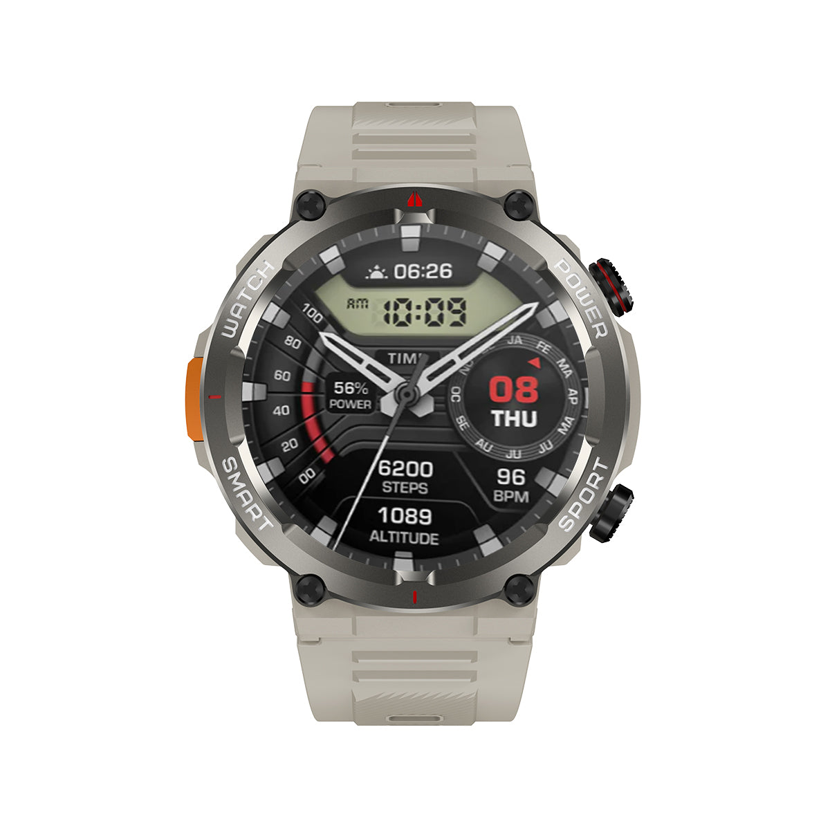 Blackview W50 Pro 1.45" IP68 Wasserdicht Smartwatch mit LED-Taschenlampe