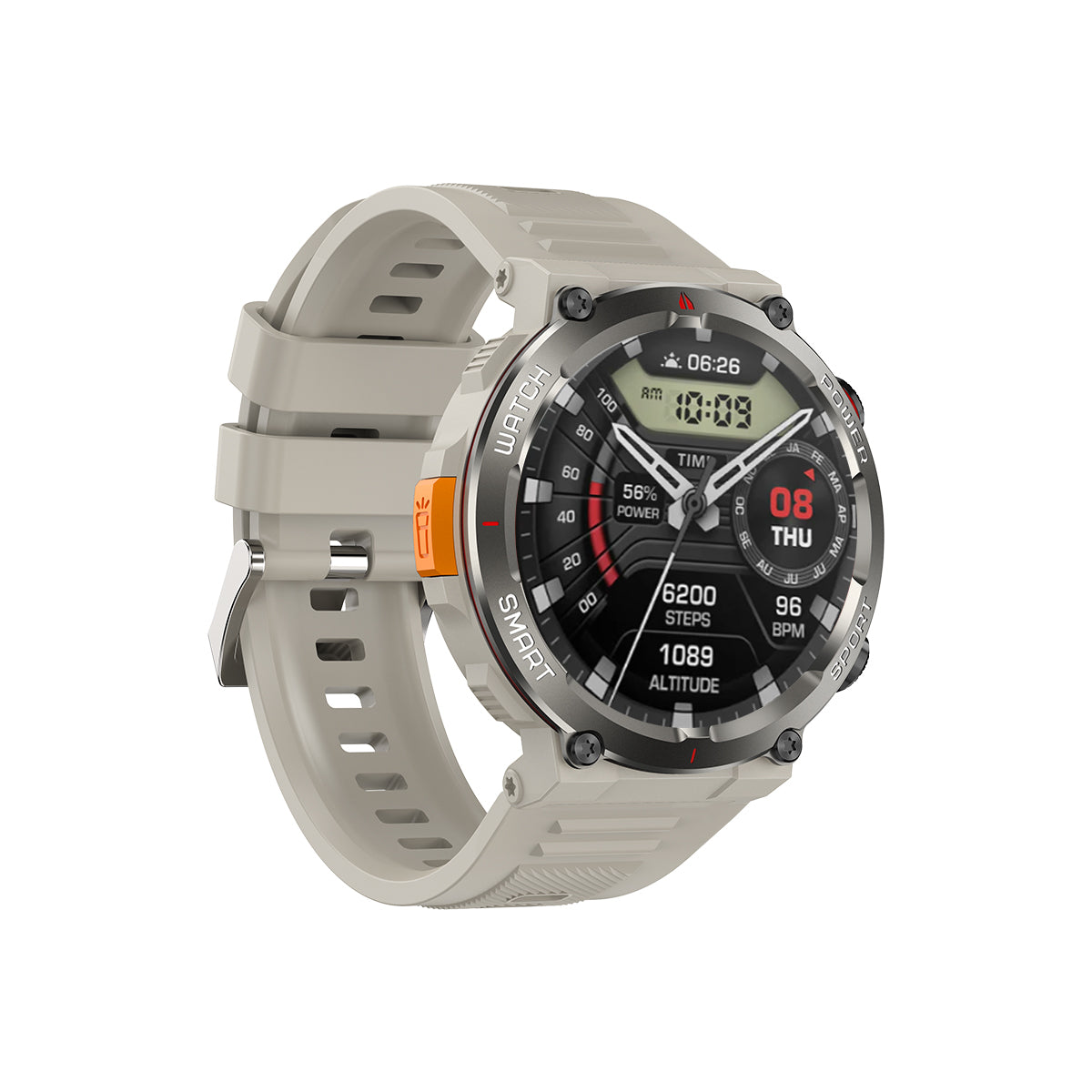 Blackview W50 Pro 1.45" IP68 Wasserdicht Smartwatch mit LED-Taschenlampe