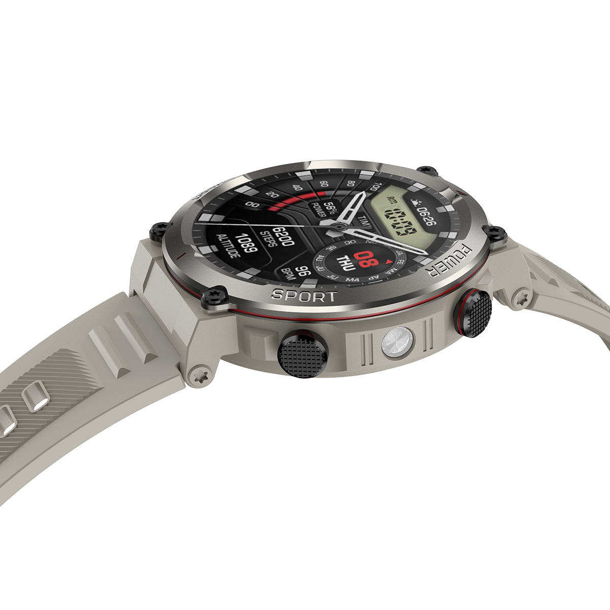 Blackview W50 Pro 1.45" IP68 Wasserdicht Smartwatch mit LED-Taschenlampe