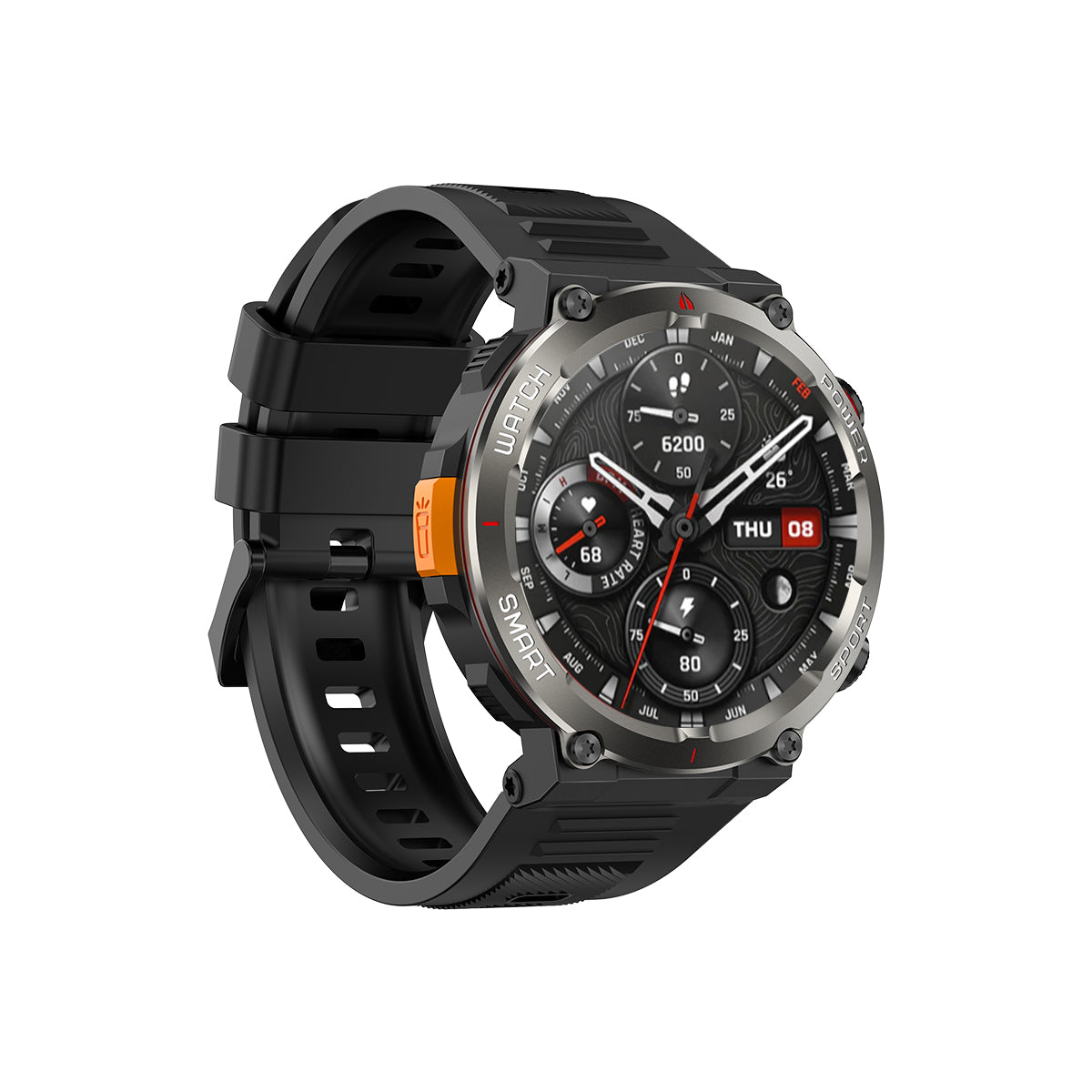 Blackview W50 Pro 1.45" IP68 Wasserdicht Smartwatch mit LED-Taschenlampe