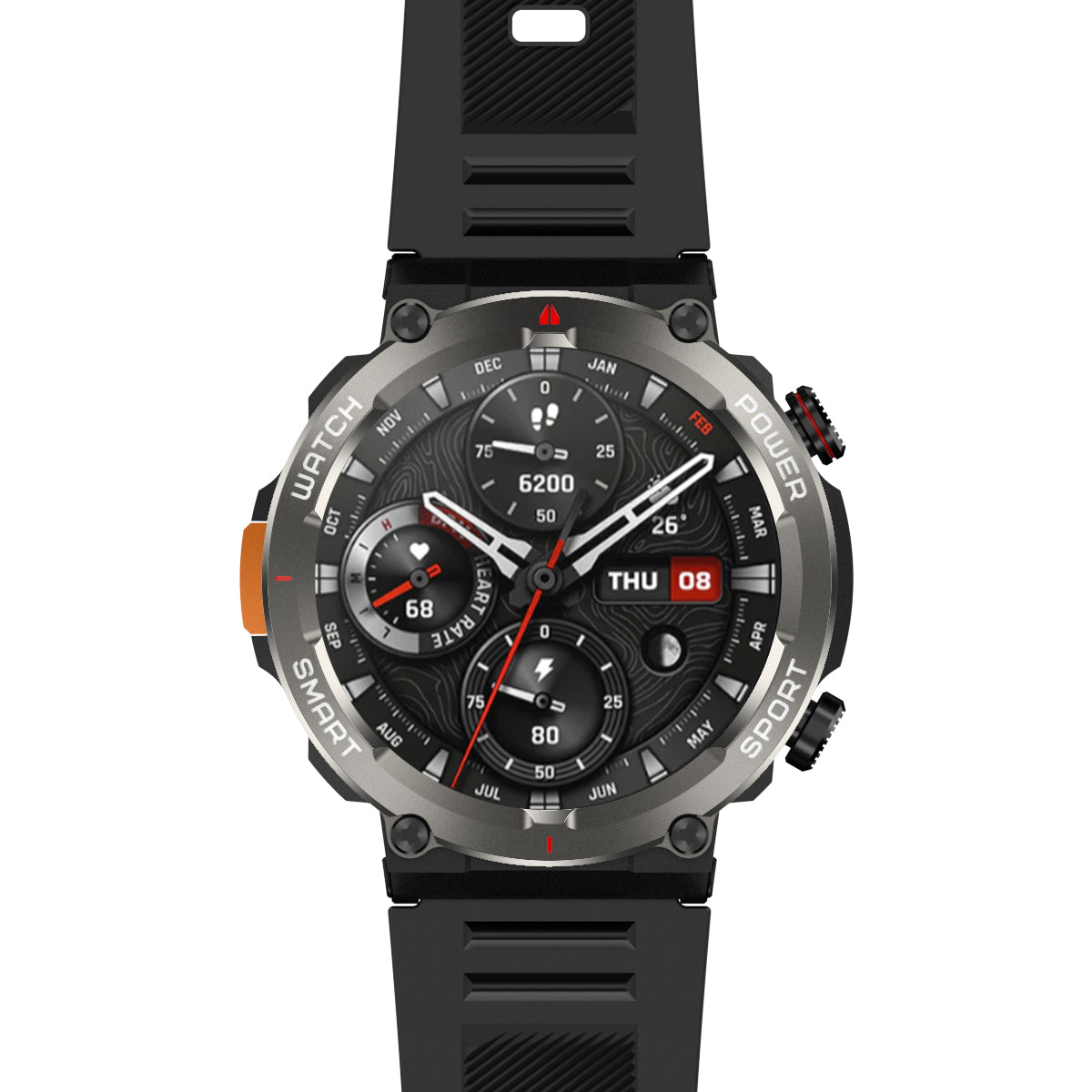 Blackview W50 Pro 1.45" IP68 Wasserdicht Smartwatch mit LED-Taschenlampe