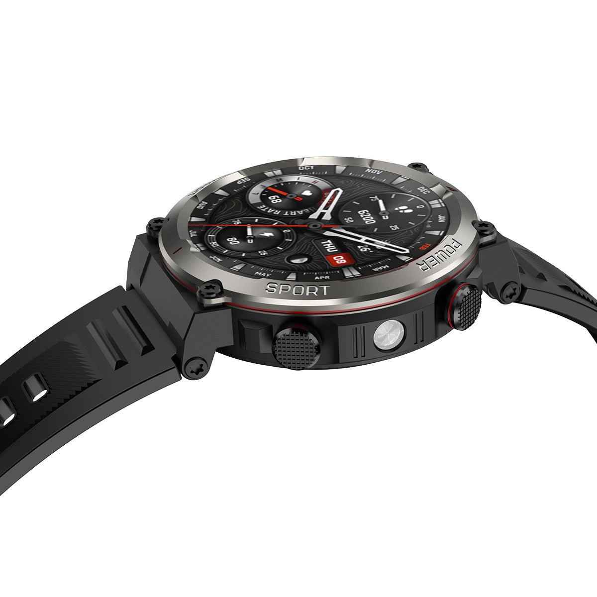 Blackview W50 Pro 1.45" IP68 Wasserdicht Smartwatch mit LED-Taschenlampe