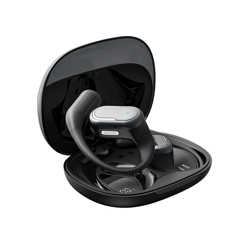 Blackview AirBuds 300 – IPX5 wasserdichte Open-Ear OWS-Kopfhörer mit Bluetooth 6.0, smarter digitaler Akkustandsanzeige, ENC-Rauschunterdrückung und Mikrofon