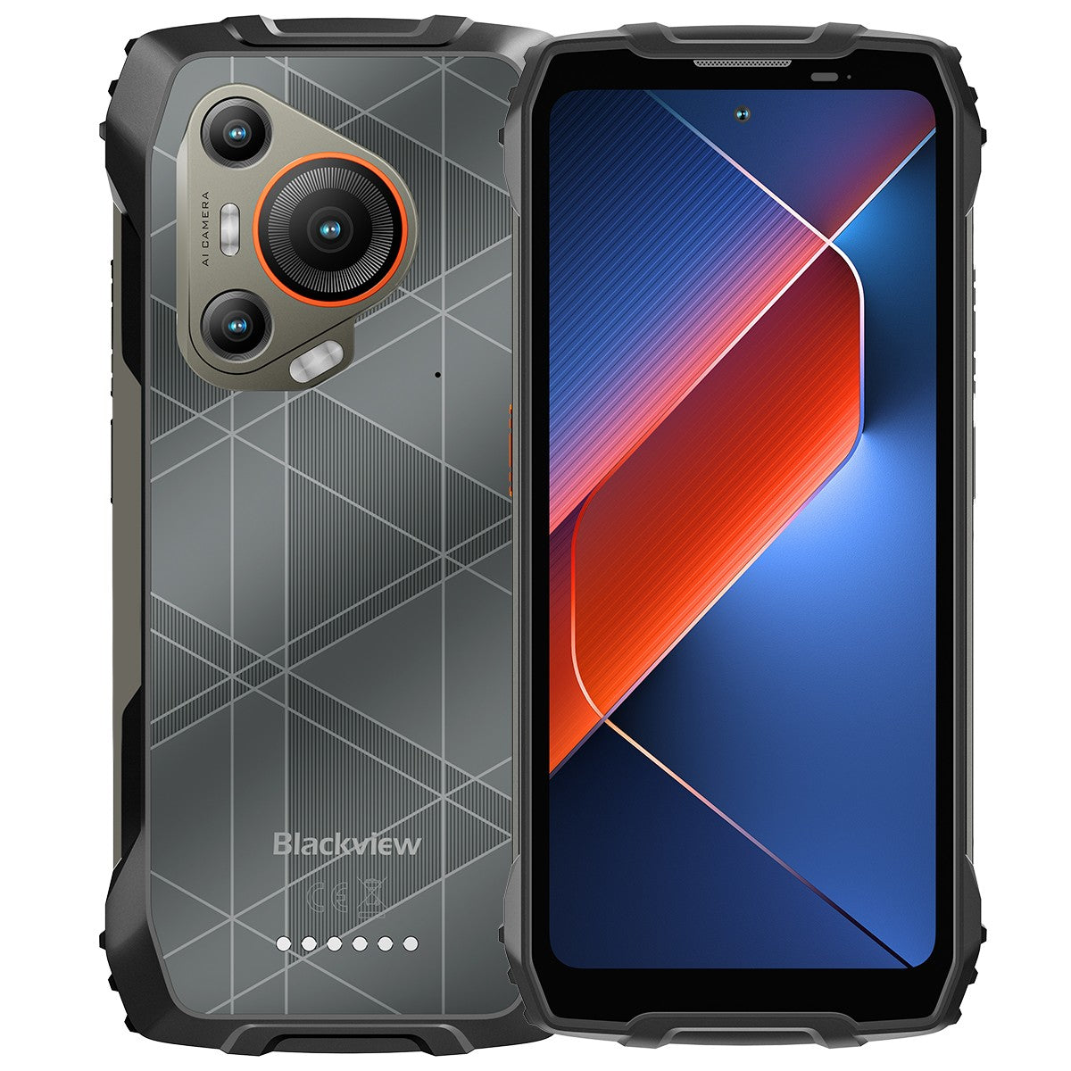 Blackview BL7000 - Robustes Smartphone 6.78 Zoll Android 15, 50MP+20MP Nachtsichtkamera, 7500mAh Akku, MediaTek Dimensity 6300, 8GB + 256GB