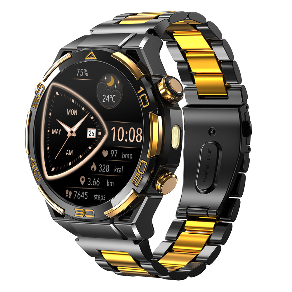 Blackview W90 Pro GPS Outdoor-Sport-Smartwatch mit 1,43 Zoll AMOLED-Display & integrierter LED-Taschenlampe