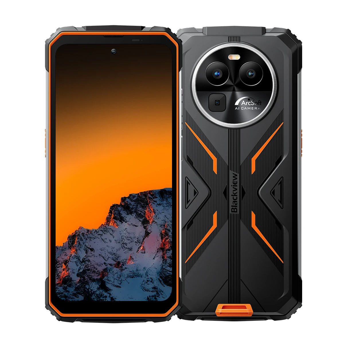 Blackview BV8100 Super-bright Dual LED Flashlight 6.5-Inch 120Hz Display MediaTek Helio G99 8/12+256GB 8800mAh 4G Ruggedized Cellphone