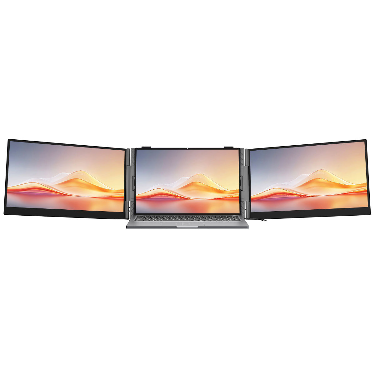 Blackview DCM6 Pro – Portabler 14" Dual-Monitor Laptop-Bildschirmerweiterung | 2x USB-C, Plug & Play, Mobile Workstation