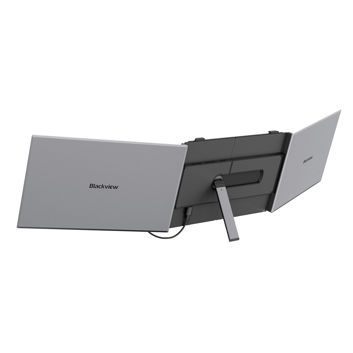 Blackview DCM6 Pro – Portabler 14" Dual-Monitor Laptop-Bildschirmerweiterung | 2x USB-C, Plug & Play, Mobile Workstation