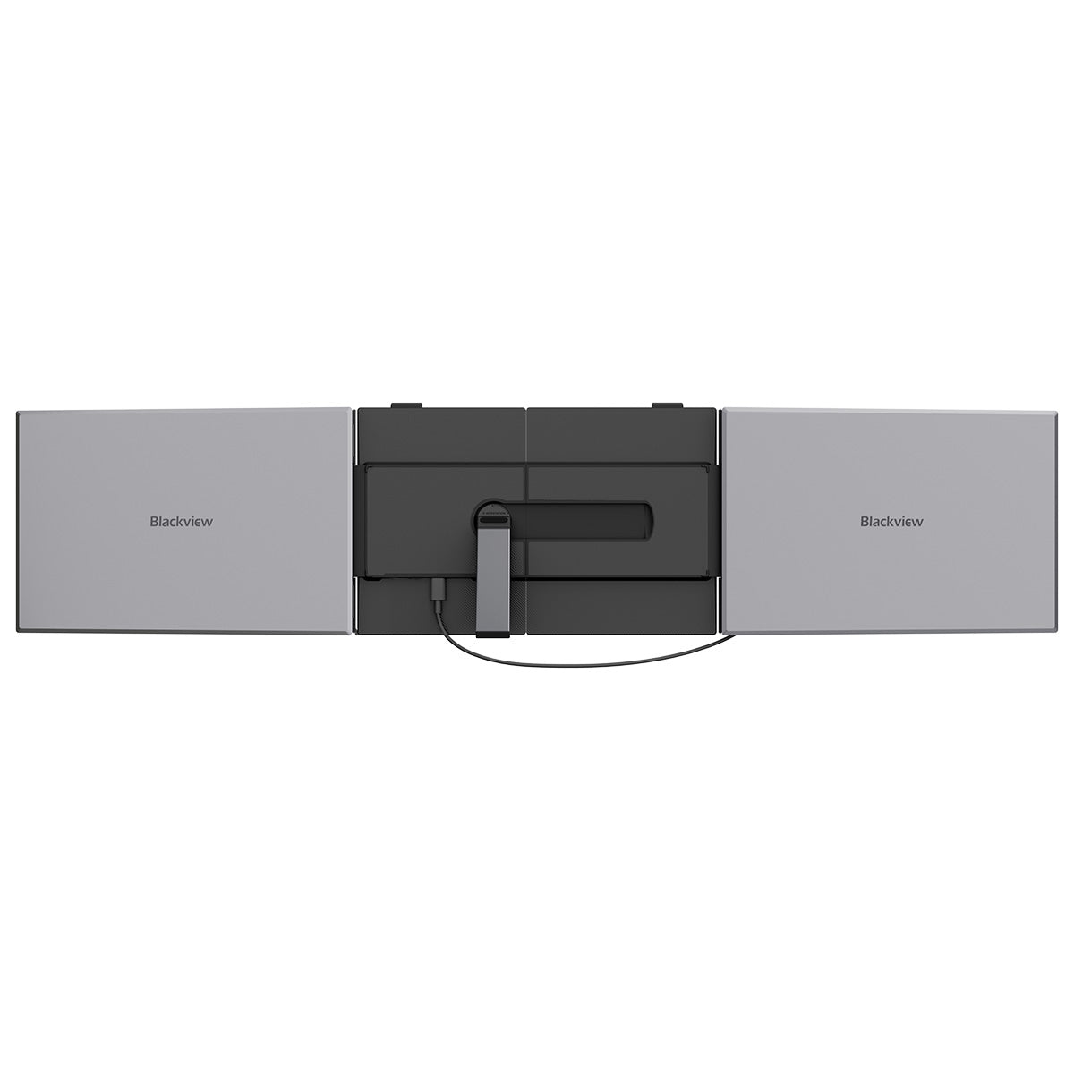 Blackview DCM6 Pro – Portabler 14" Dual-Monitor Laptop-Bildschirmerweiterung | 2x USB-C, Plug & Play, Mobile Workstation