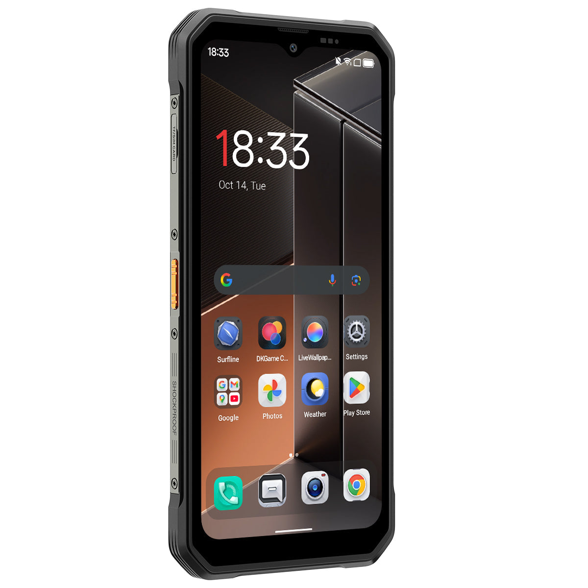 Blackview FORT 100 – Outdoor Handy 4G Ultradünn, 6,56 Zoll, 8+128GB, 5000mAh, 16MP