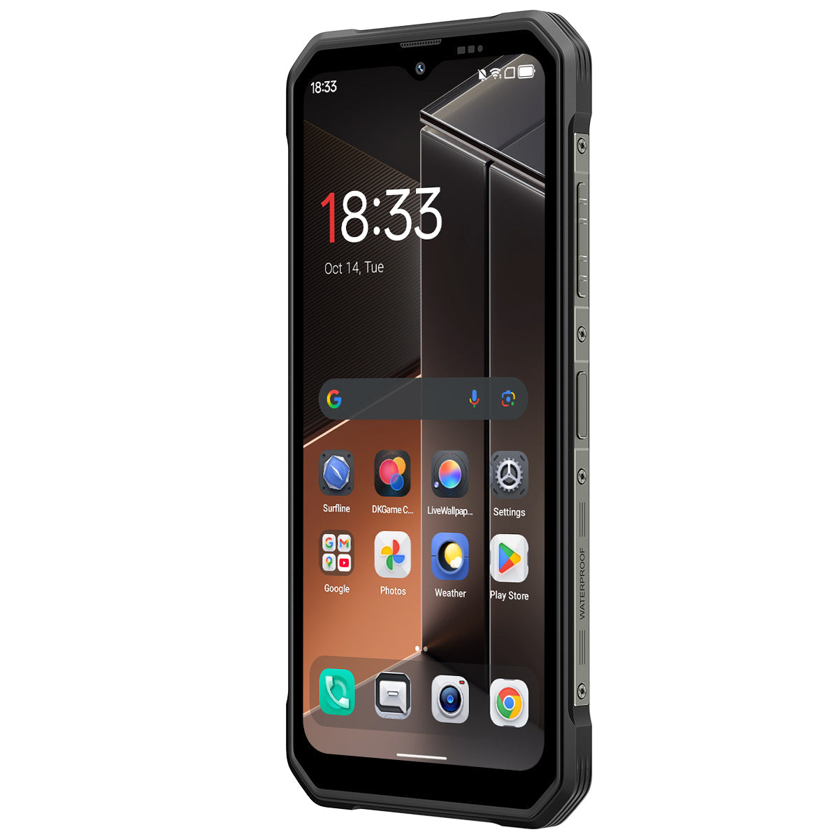 Blackview FORT 100 – Outdoor Handy 4G Ultradünn, 6,56 Zoll, 8+128GB, 5000mAh, 16MP