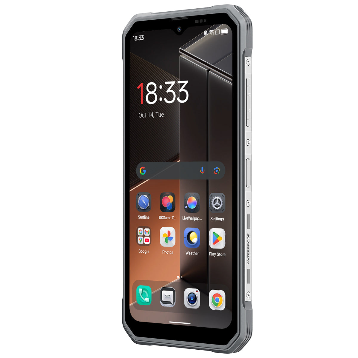 Blackview FORT 100 – Outdoor Handy 4G Ultradünn, 6,56 Zoll, 8+128GB, 5000mAh, 16MP