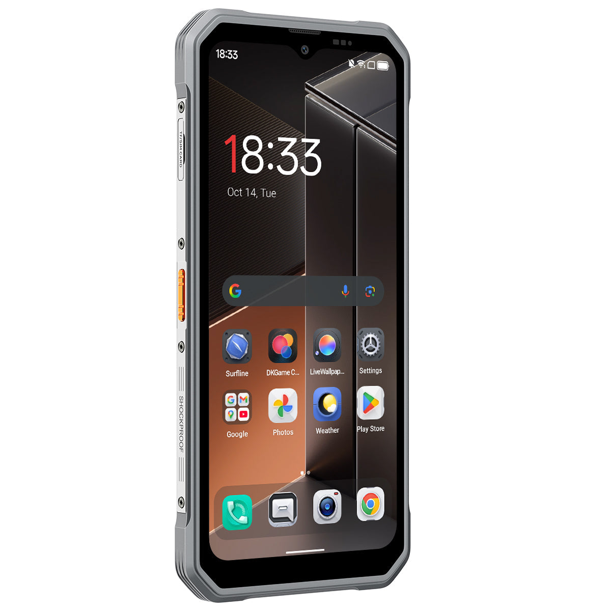 Blackview FORT 100 – Outdoor Handy 4G Ultradünn, 6,56 Zoll, 8+128GB, 5000mAh, 16MP