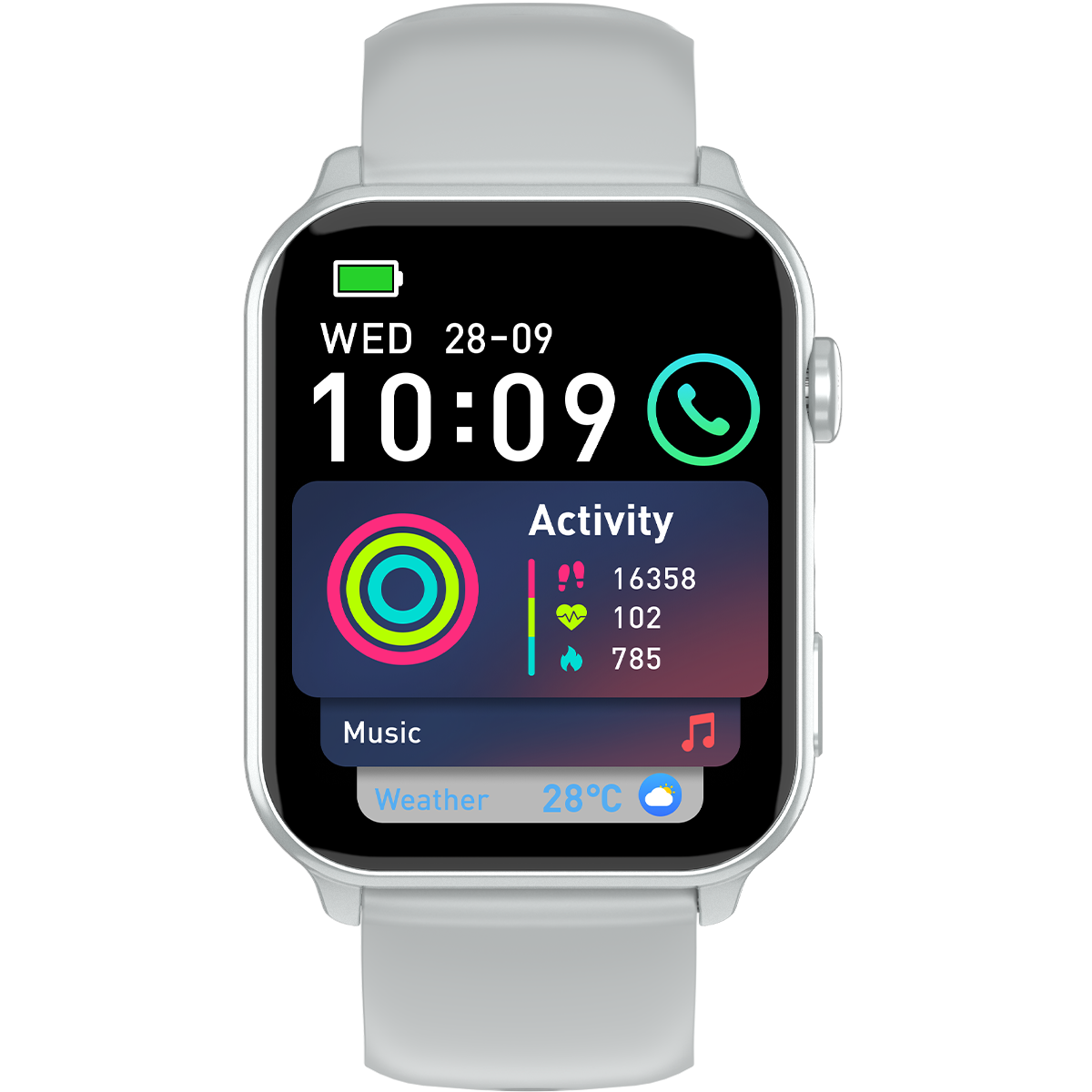 Blackview R30 Max - Smartwatch 1,91 Zoll mit LED-Taschenlampe – Fitness Tracker Herren Damen IP68 Wasserdicht