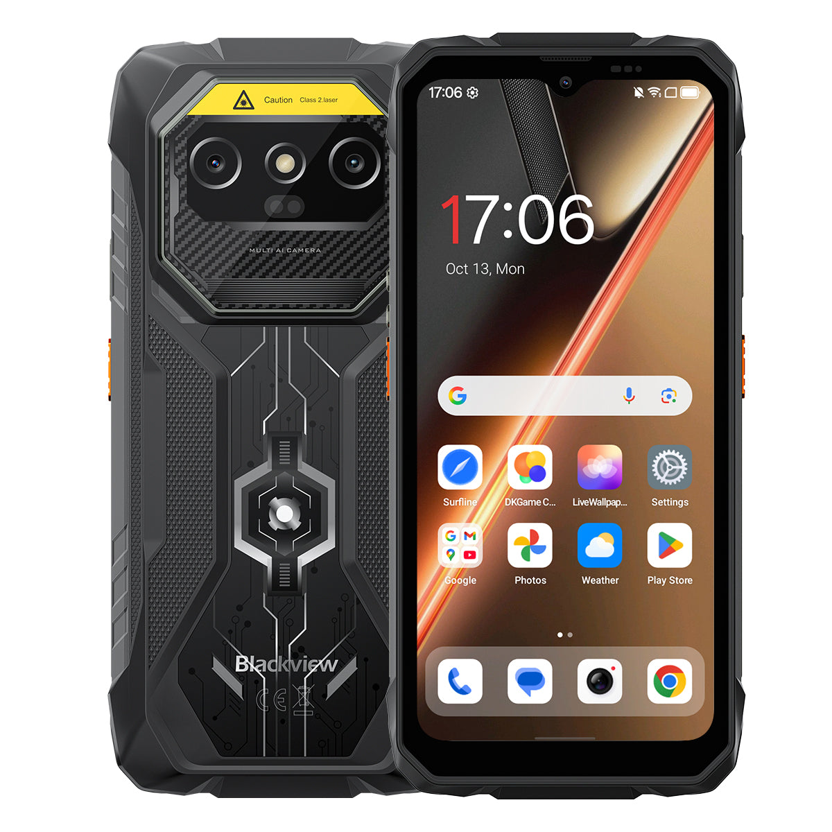 Blackview ROCK 1 Pro - Rugged Smartphone 15000 mAh mit 2D Barcode Scanner – 6,56" 90Hz Display, 4G, Nachtsichtkamera IP68/IP69K