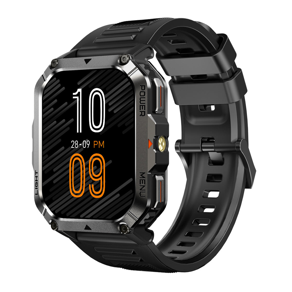 Blackview W70 Pro - Smartwatch Outdoor 2,01 Zoll mit LED-Taschenlampe – Militär Fitness Tracker 900 mAh IP68 Wasserdicht
