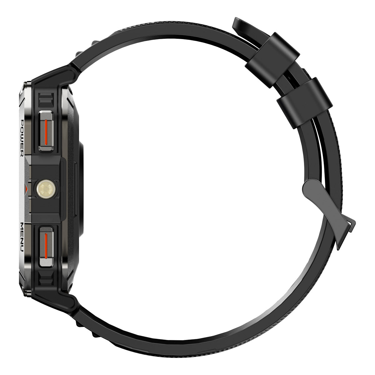 Blackview W70 Pro - Smartwatch Outdoor 2,01 Zoll mit LED-Taschenlampe – Militär Fitness Tracker 900 mAh IP68 Wasserdicht