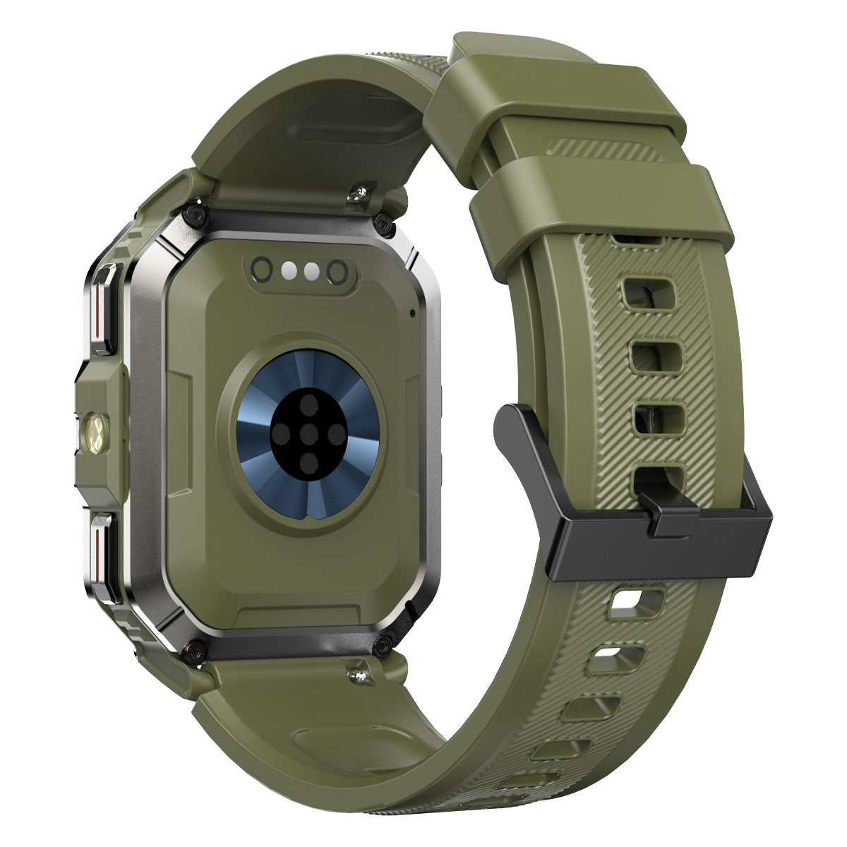 Blackview W70 Pro - Smartwatch Outdoor 2,01 Zoll mit LED-Taschenlampe – Militär Fitness Tracker 900 mAh IP68 Wasserdicht