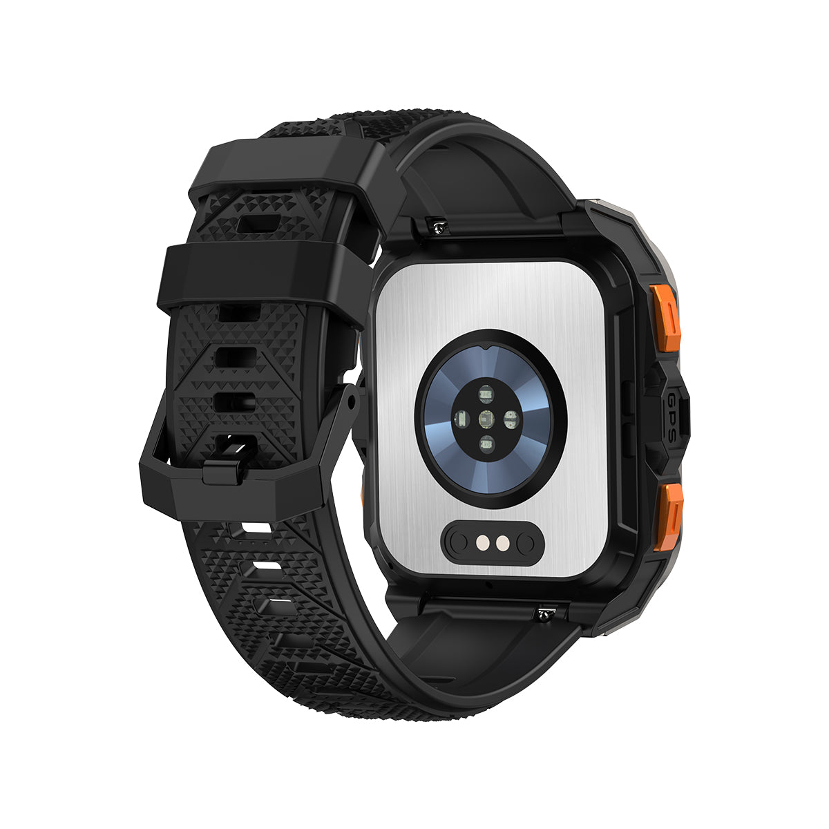 Blackview W80 Pro - Smartwatch GPS Outdoor 1,91 Zoll mit LED-Taschenlampe – 900 mAh Akku Militär Fitness Tracker IP68 Wasserdicht