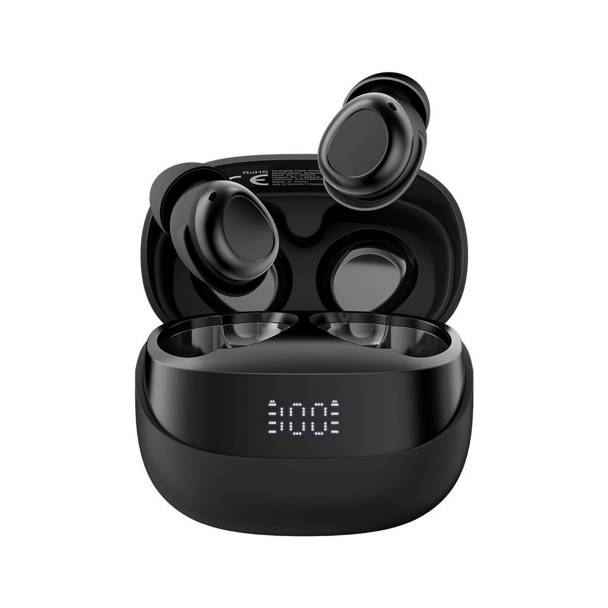 Blackview Airbuds 9 Intelligente LED-Leistungsanzeige PNC-Geräuschunterdrückung Schlafmodus In-Ear TWS