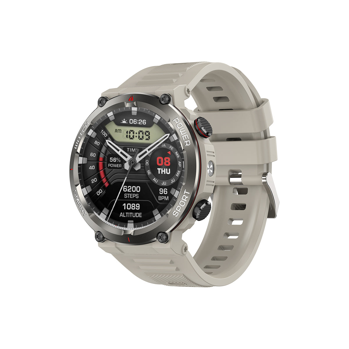 Blackview W50 Pro 1.45" IP68 Wasserdicht Smartwatch mit LED-Taschenlampe