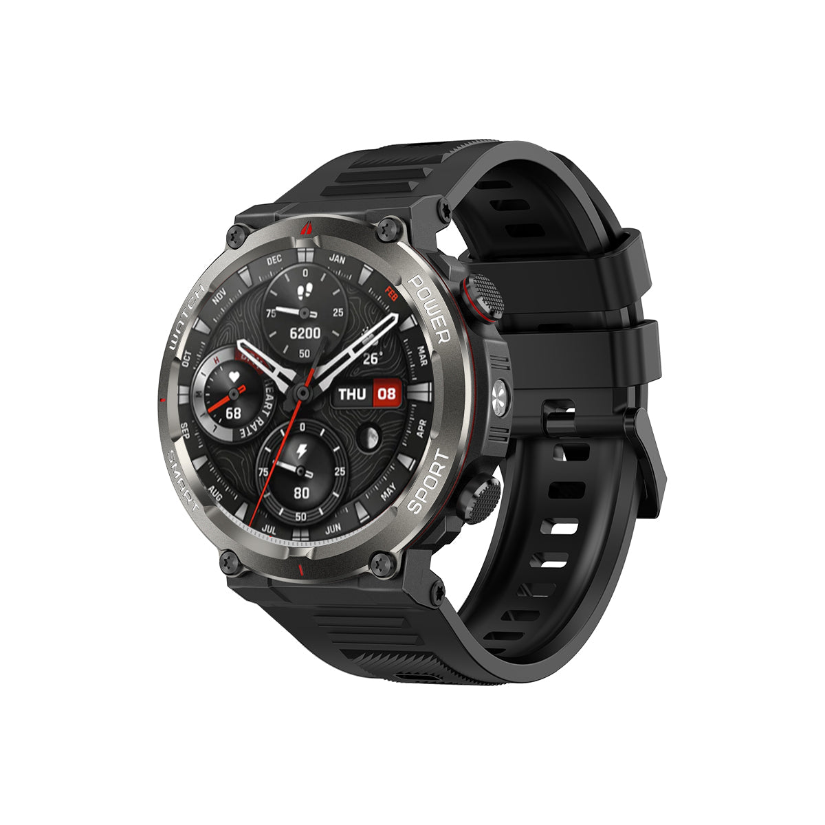 Blackview WP50 Pro 1.45" IP68 Wasserdicht Smartwatch mit LED-Taschenlampe